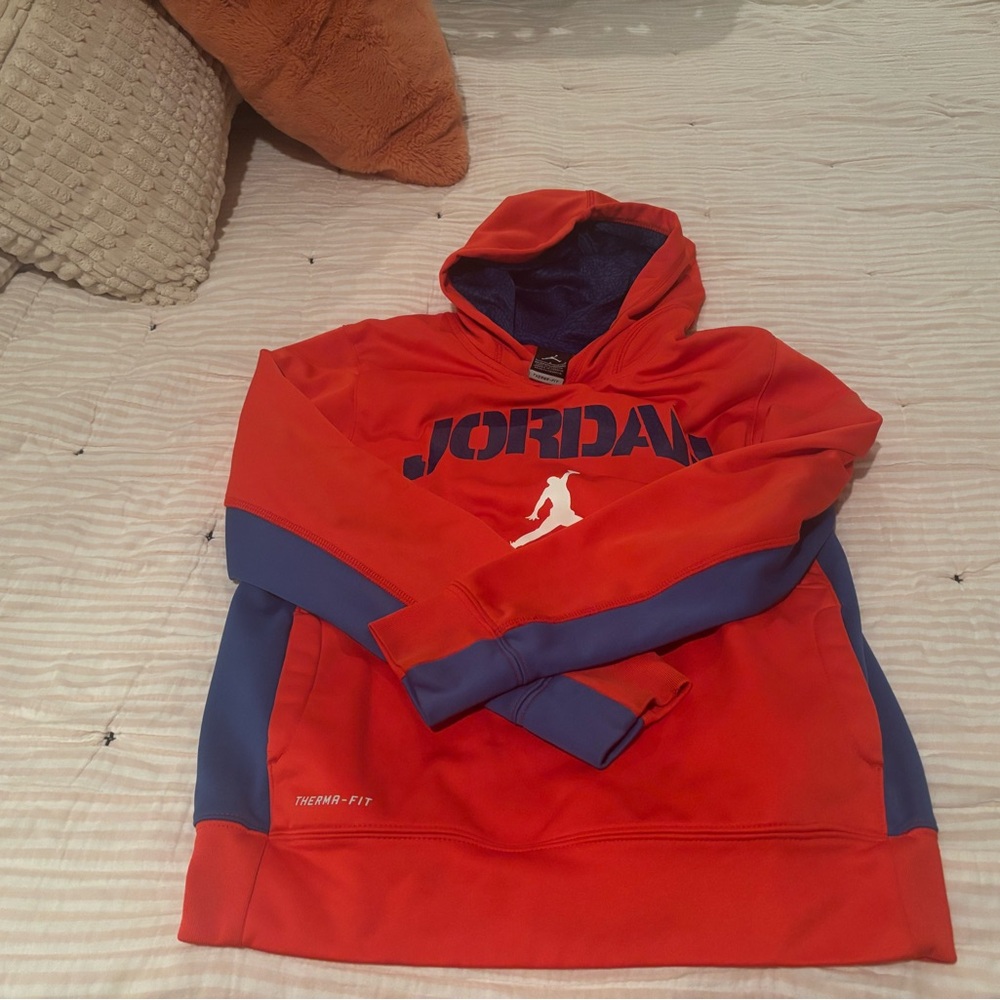Jordan Red and Blue Jacket with Iconic Branding